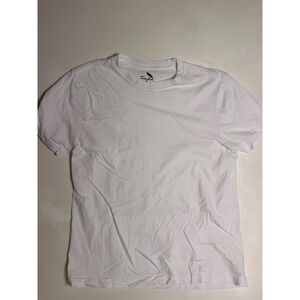 Sada T-Shirt Women Small White Excellent 100% Cotton Crew Neck Short Sleeve Tee
